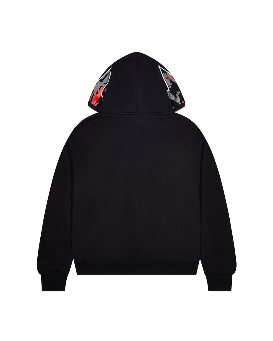 Trapstar TS Star Camo Hoodie - Black