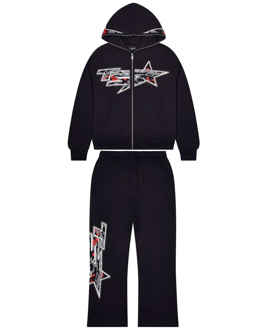 Trapstar TS Star Camo Jogger - Black