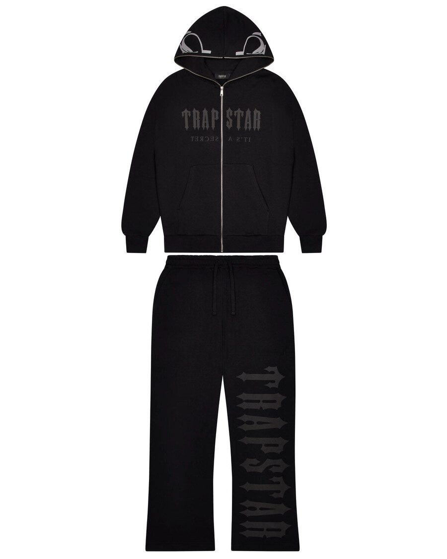 Trapstar Decoded Skull Jogger - Black