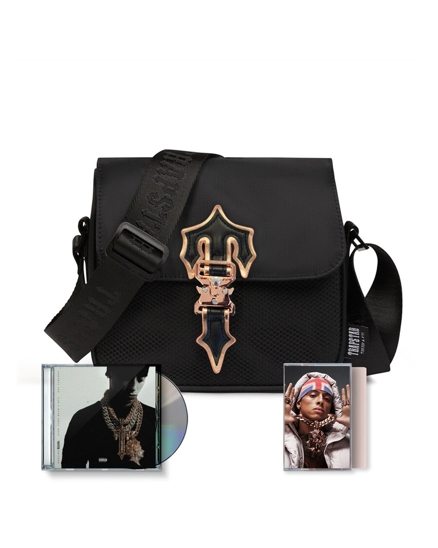 Trapstar Trapstar x Central Cee T Bag CD & Cassette bundles - Black/Rose Gold