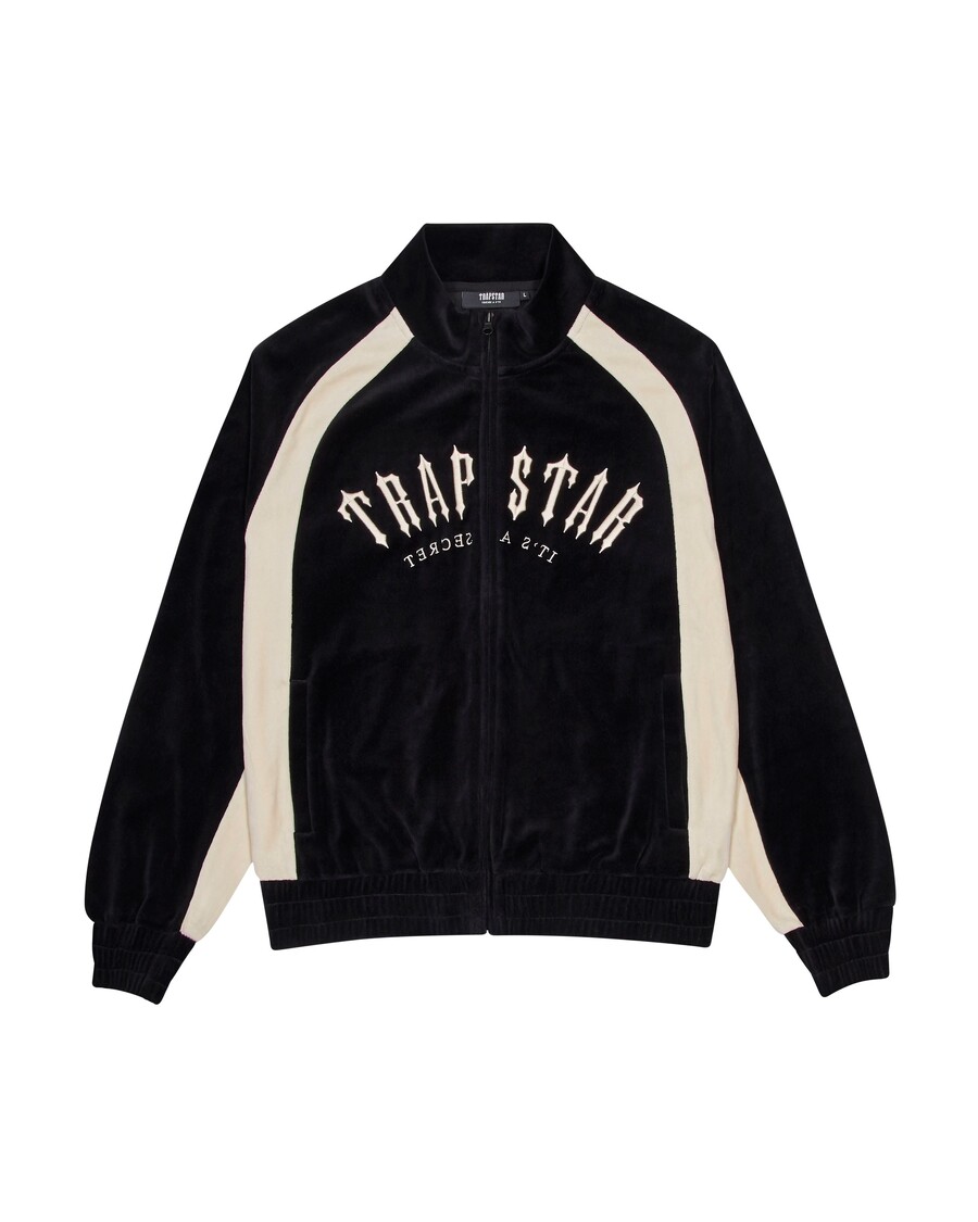 Trapstar Irongate Arch Velour Tracksuit - Black