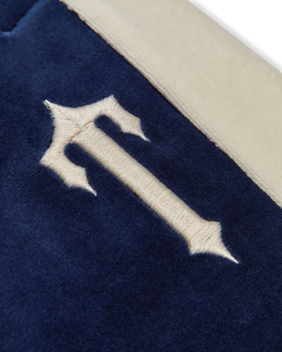 Trapstar Irongate Arch Velour Träningsoverall - Marinblå