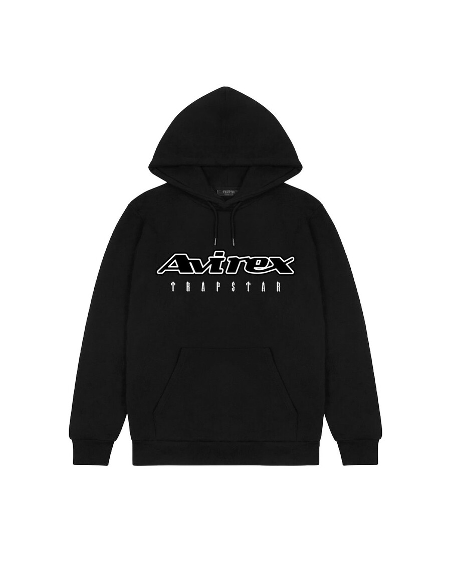 Trapstar Trapstar x Avirex Hoodie - Black