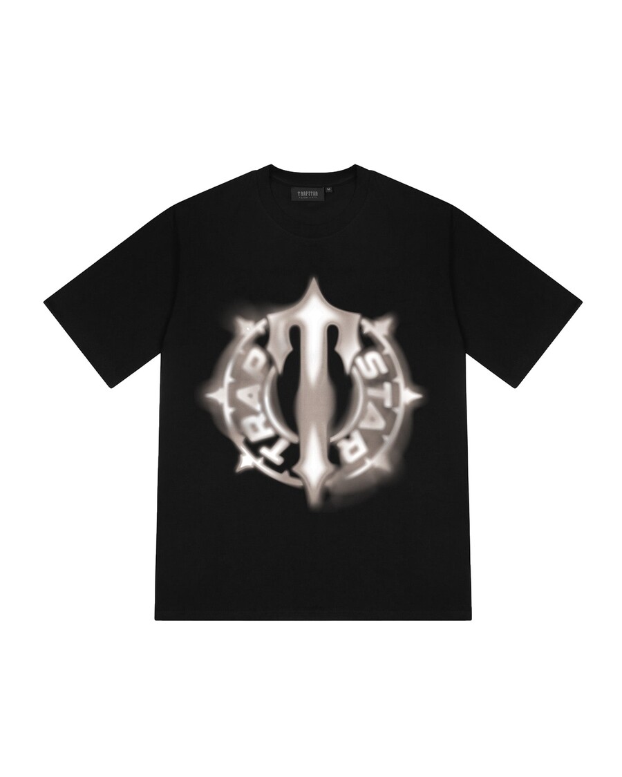 Trapstar Spin Print Tee - Black
