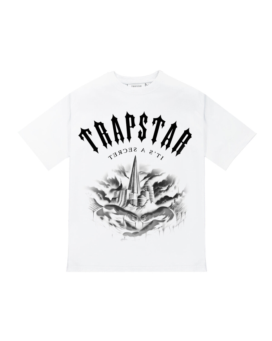 Trapstar Irongate Prayer Print Tee - White