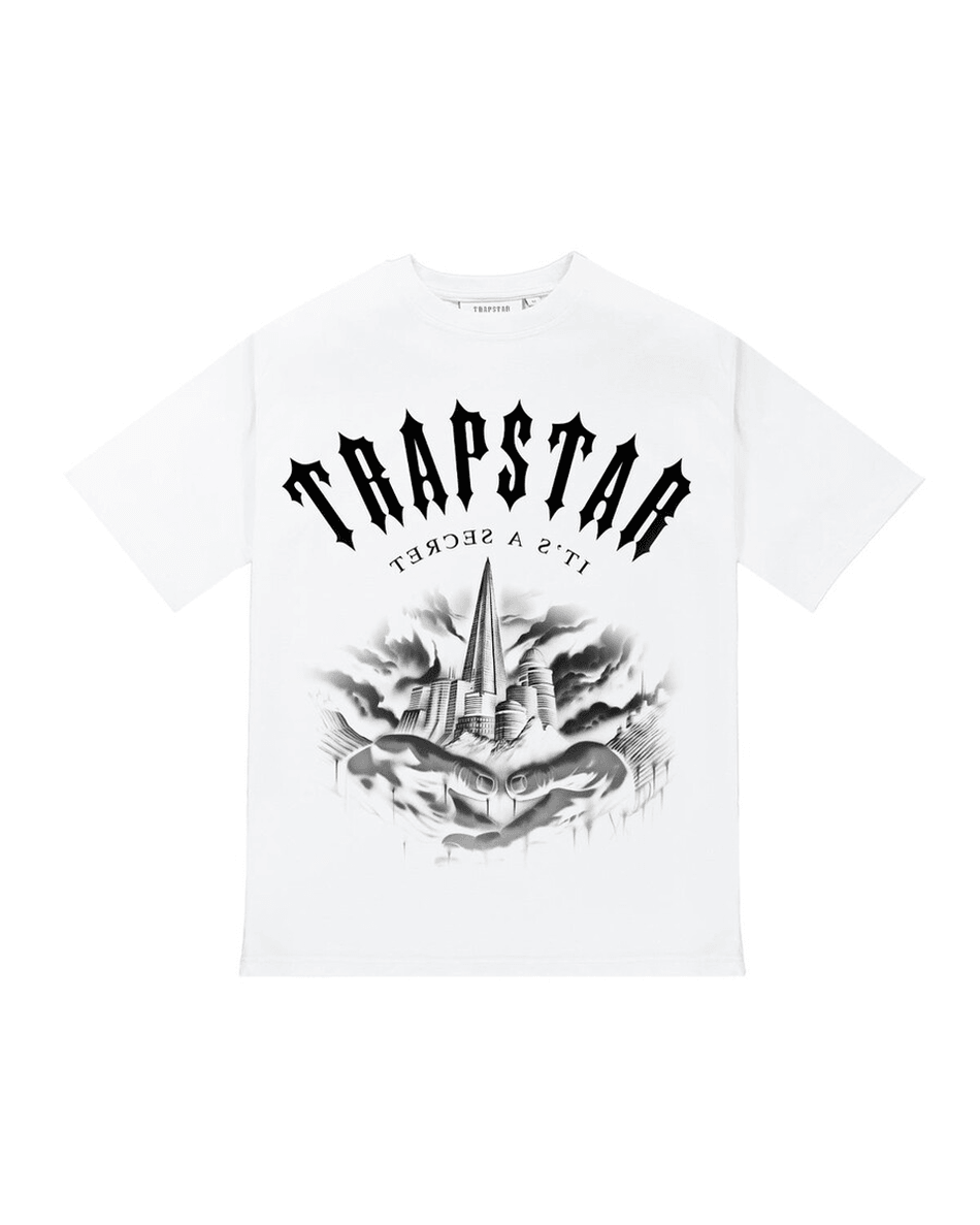 Trapstar London Irongate Prayer Print Majica - Bijela