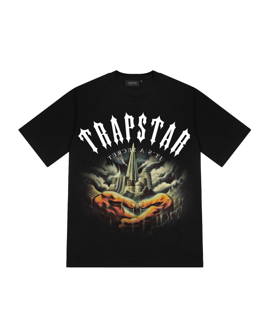 Trapstar Irongate Prayer Print Tee - Black