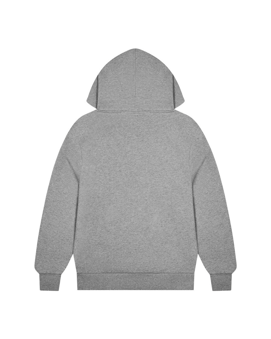 Trapstar Flame Print Hoodie - Grey/Blue