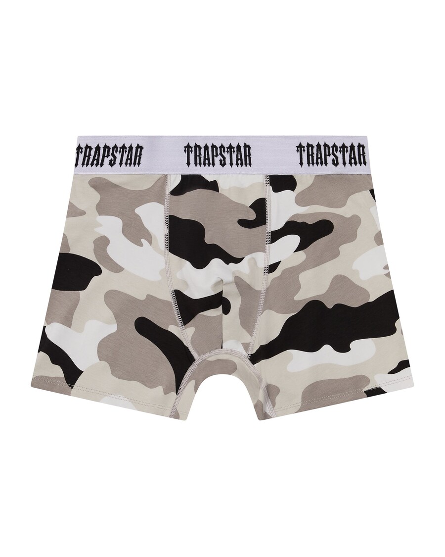 Trapstar 3 Pack Boxer Short - Black/Grey/Camo