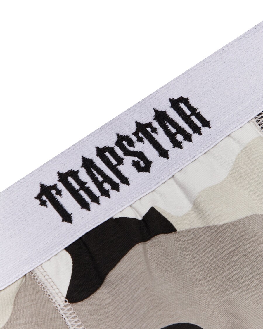 Trapstar 3 Pack Boxer Short - Black/Grey/Camo