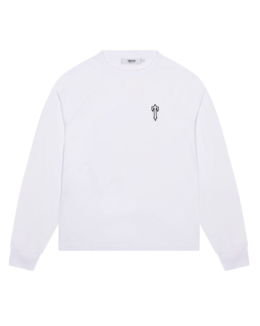 Trapstar Foundation LS Tee - White