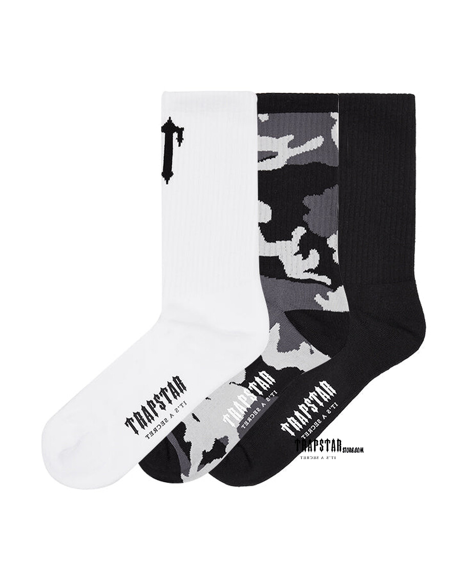 Trapstar 3 Pack Irongate T Socks - Camo