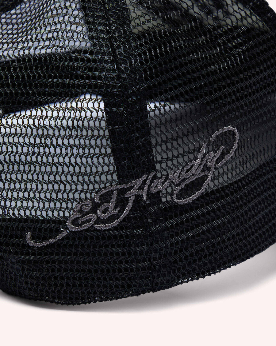 Trapstar Trapstar x Ed Hardy Irongate Arch Cap - Black/White