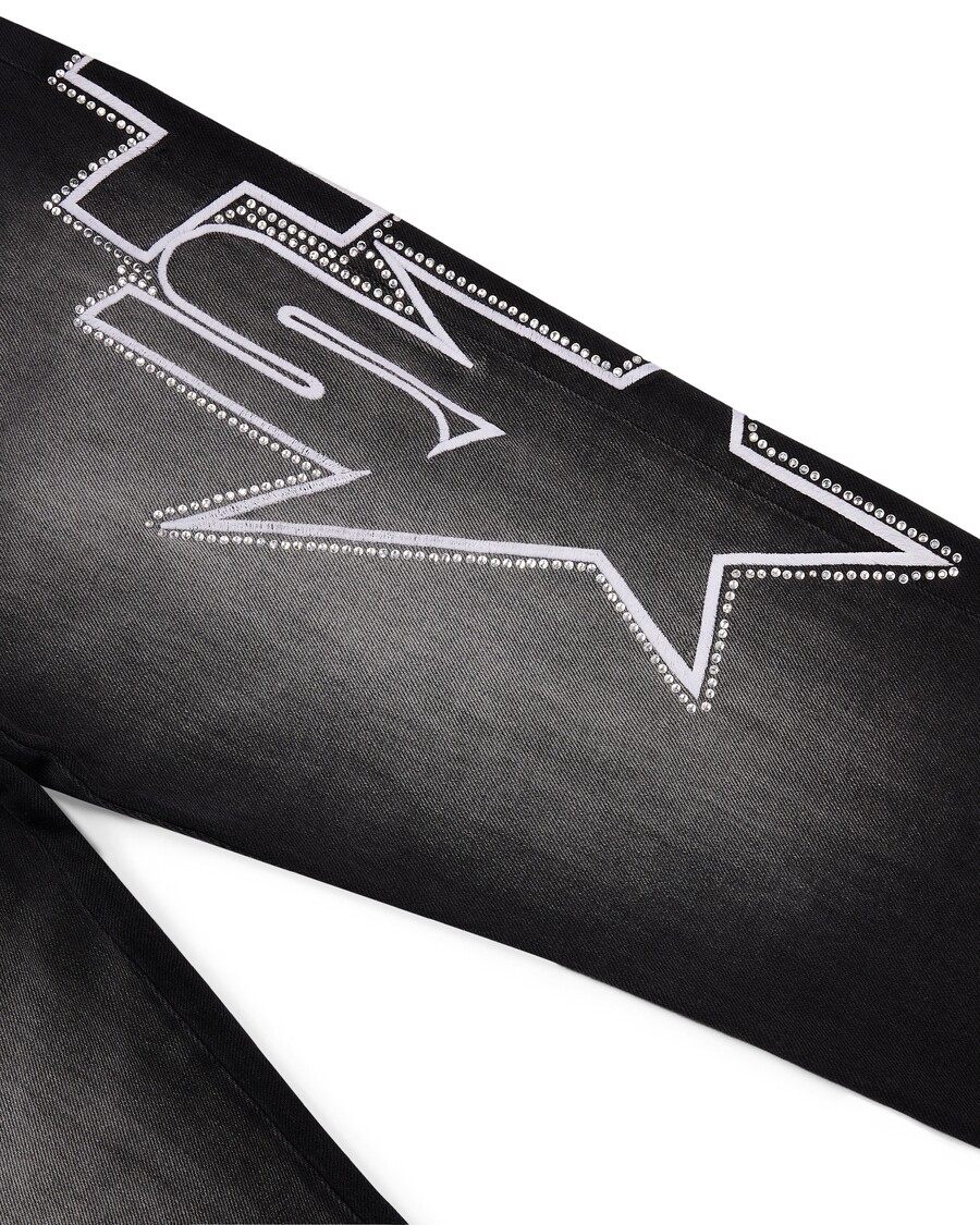Trapstar TS Star Diamante Jeans - Black
