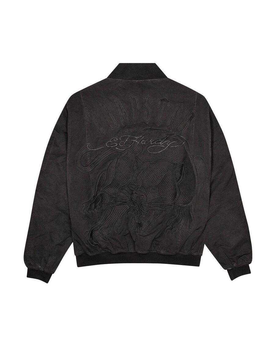 Trapstar Trapstar x Ed Hardy Bomber- Black