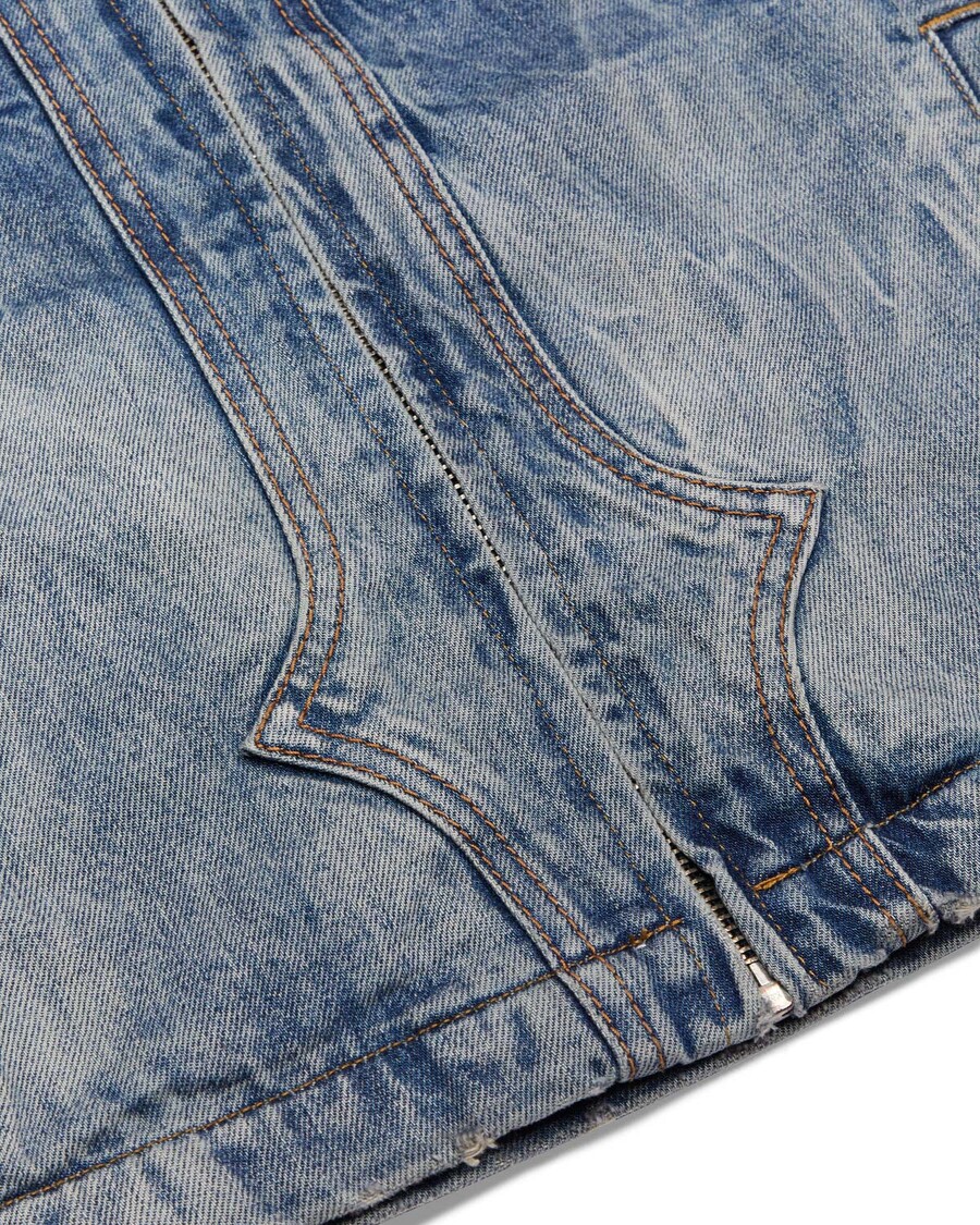 Jacheta Trapstar Trapstar X Ed Hardy Denim - Albastra