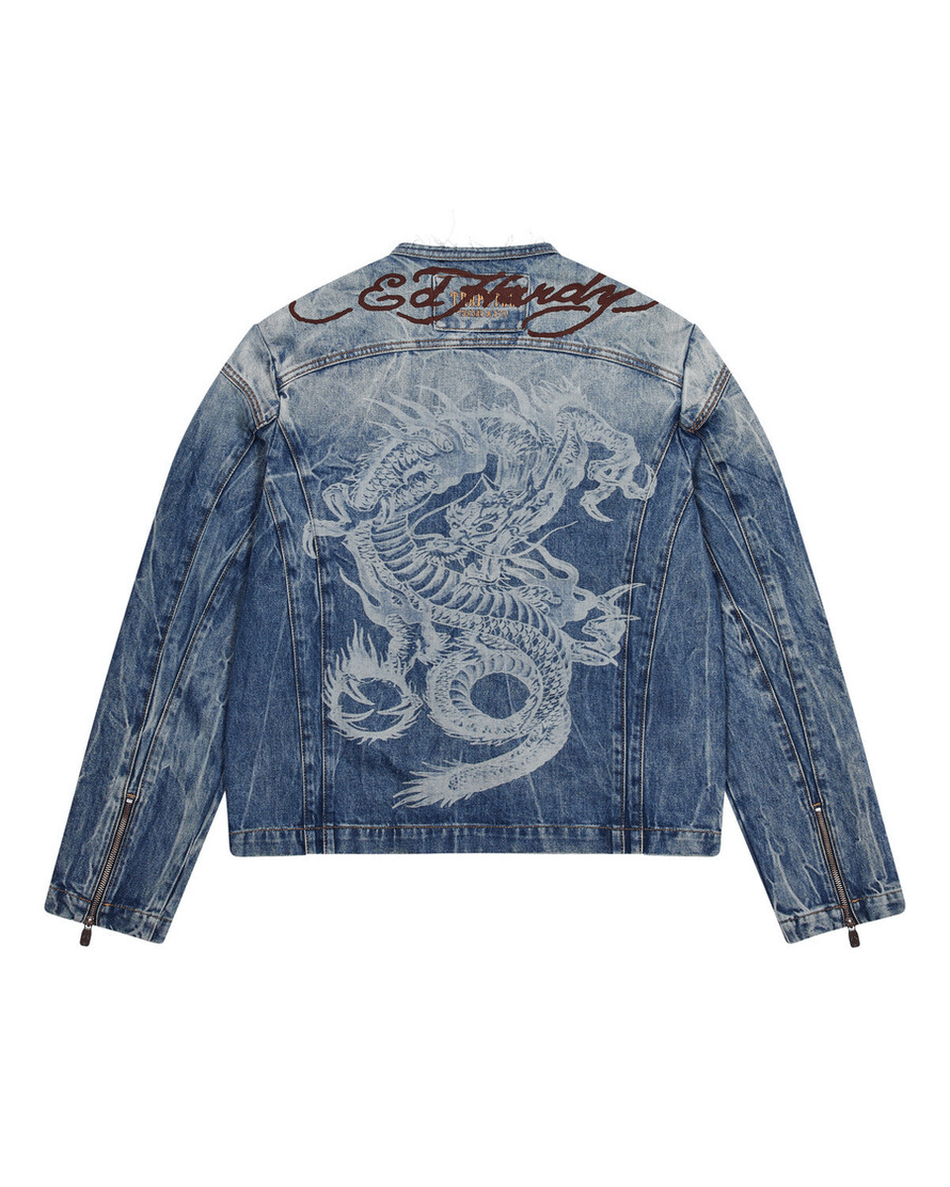 Trapstar London X Ed Hardy Traper Jakna - Plava
