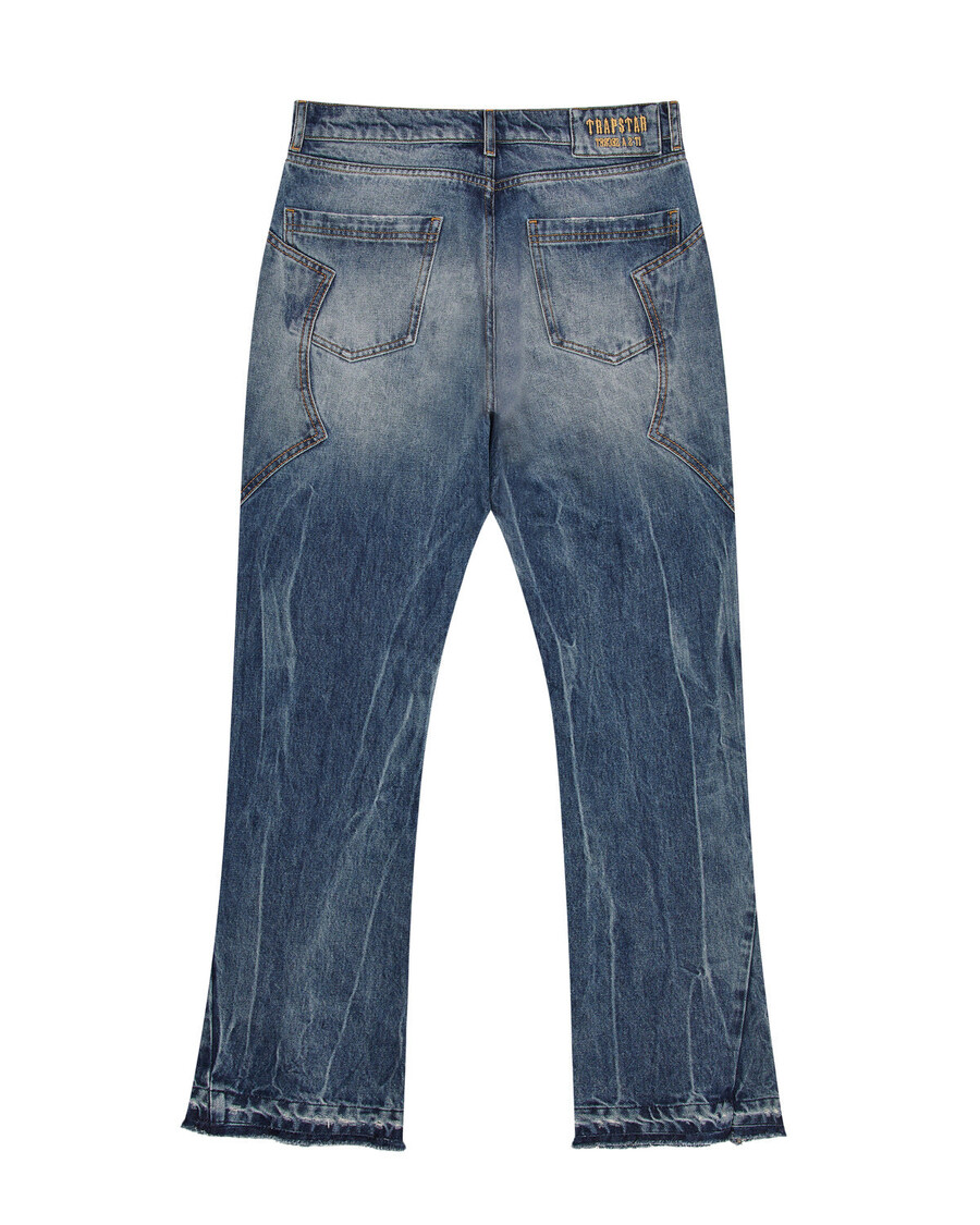 Trapstar Trapstar x Ed Hardy Denim Jeans - Blue