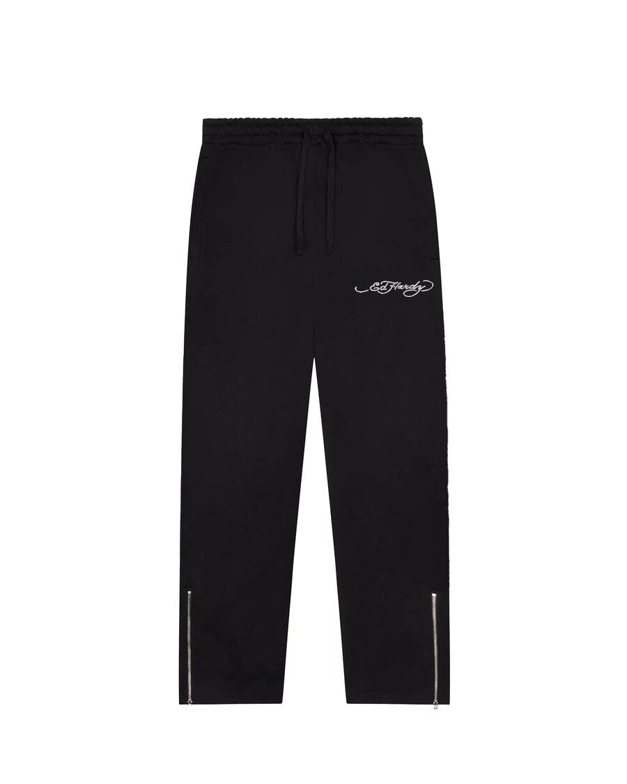 Trapstar Trapstar x Ed Hardy Irongate Patchwork Jogger - Black
