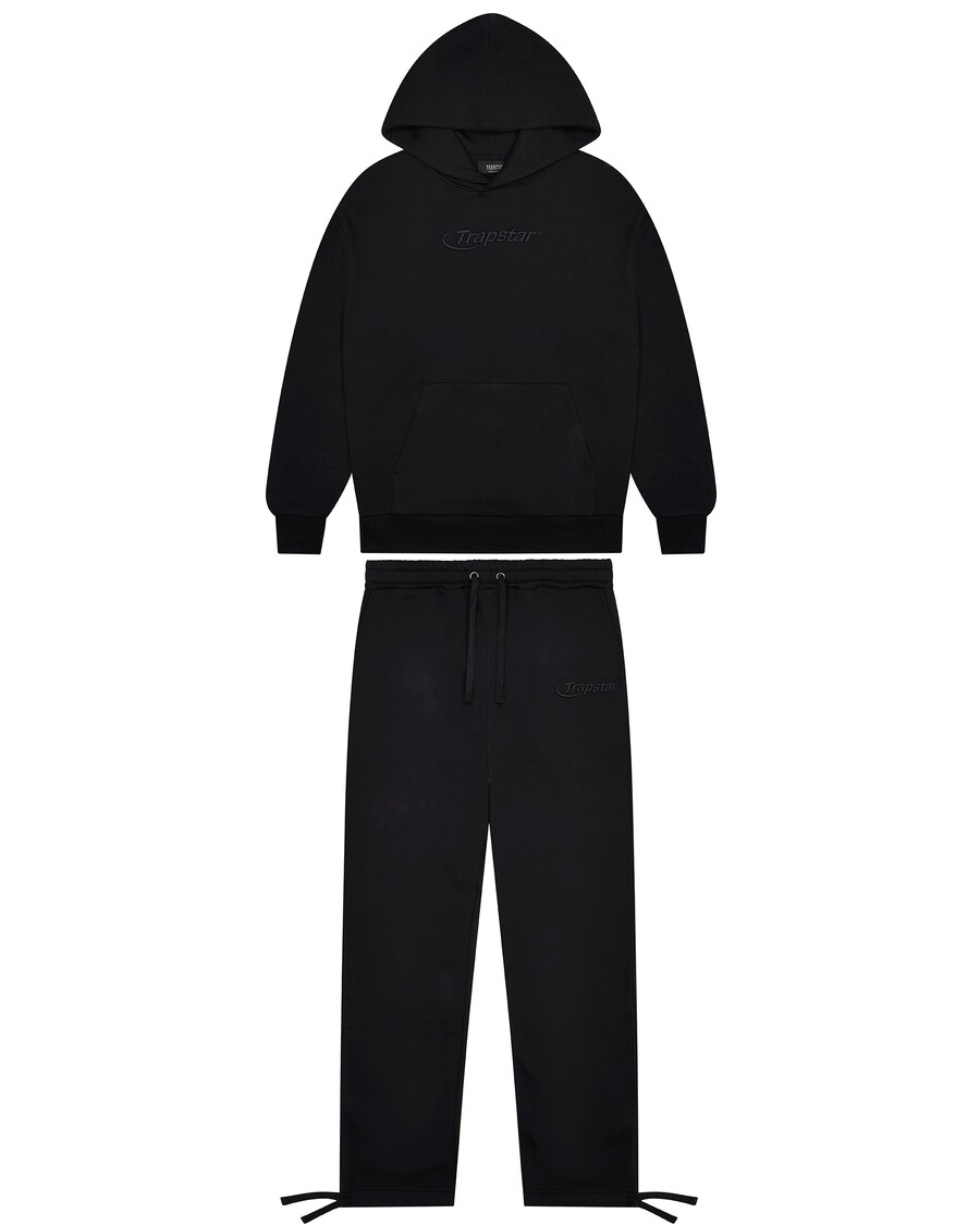 Trapstar Hyperdrive Embroidered Tracksuit - Black