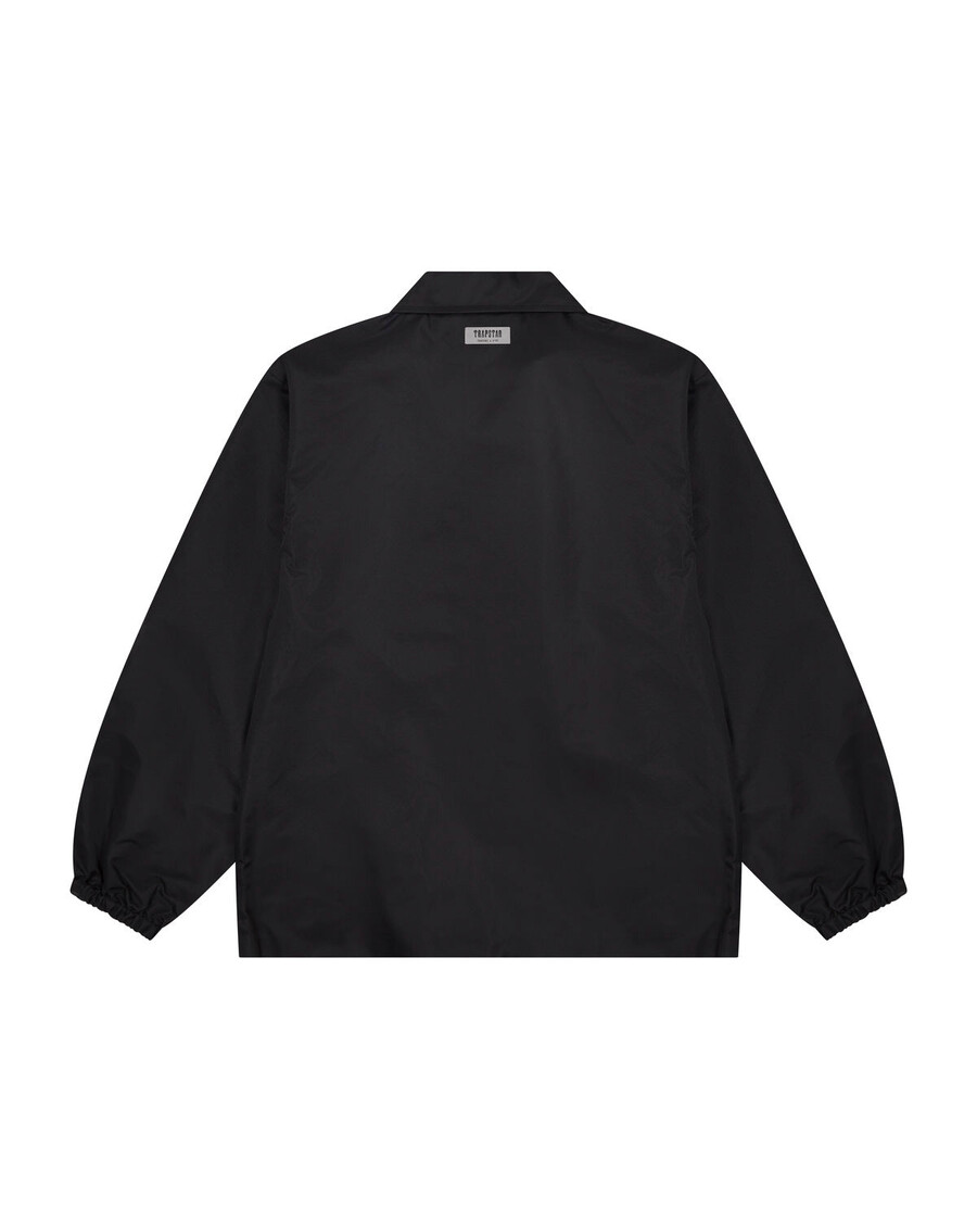 Trapstar Nylon Twill Coach Jacket - Black