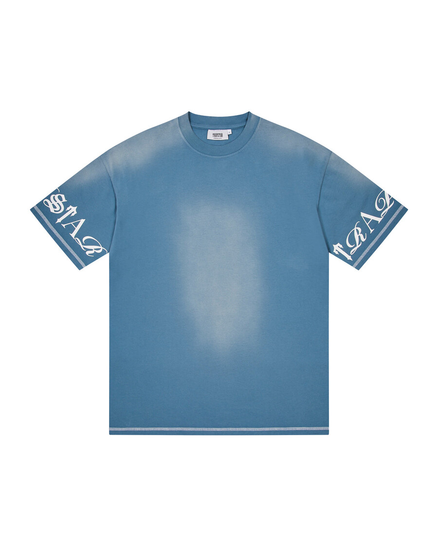 Trapstar Script 2.0 Tee - Denim Blue