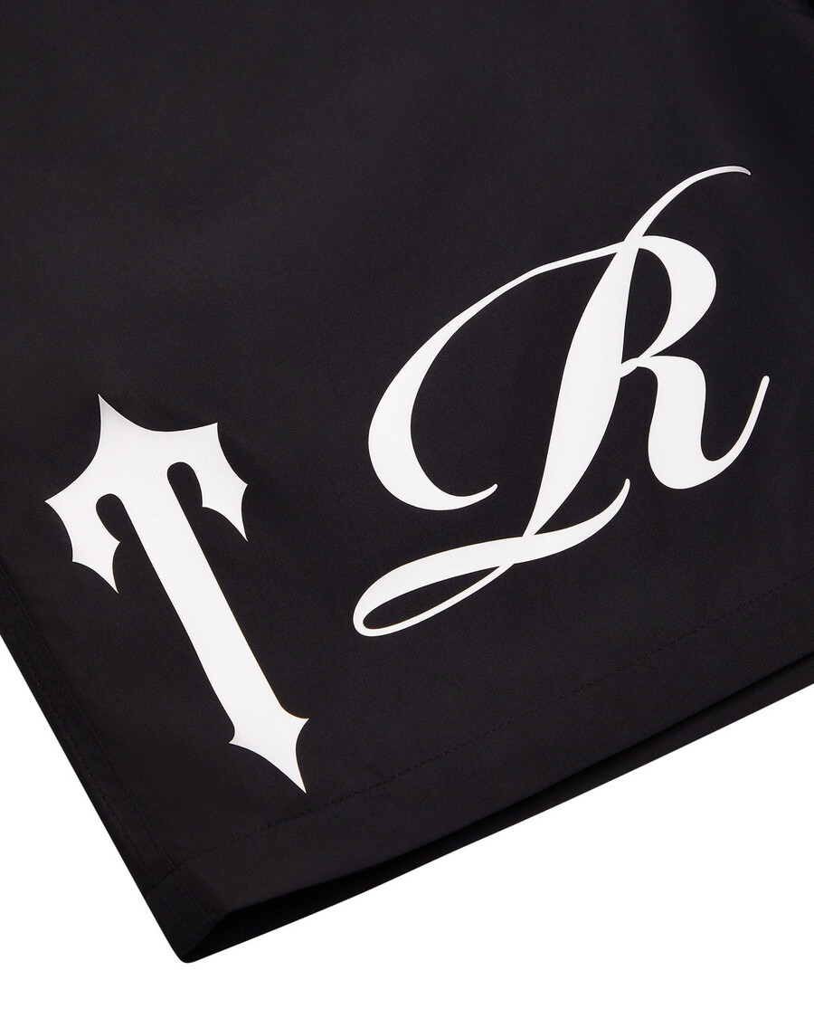 Trapstar Script Shell Kratke Hlače - Crno/bijele