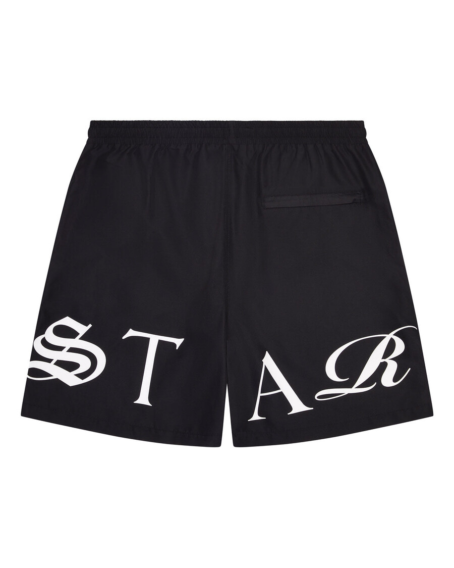 Trapstar Script Shell Kratke Hlače - Crno/bijele