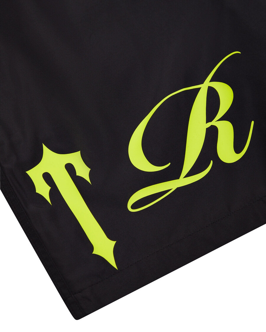 Trapstar Script Shell-Shorts – Schwarz/Slime