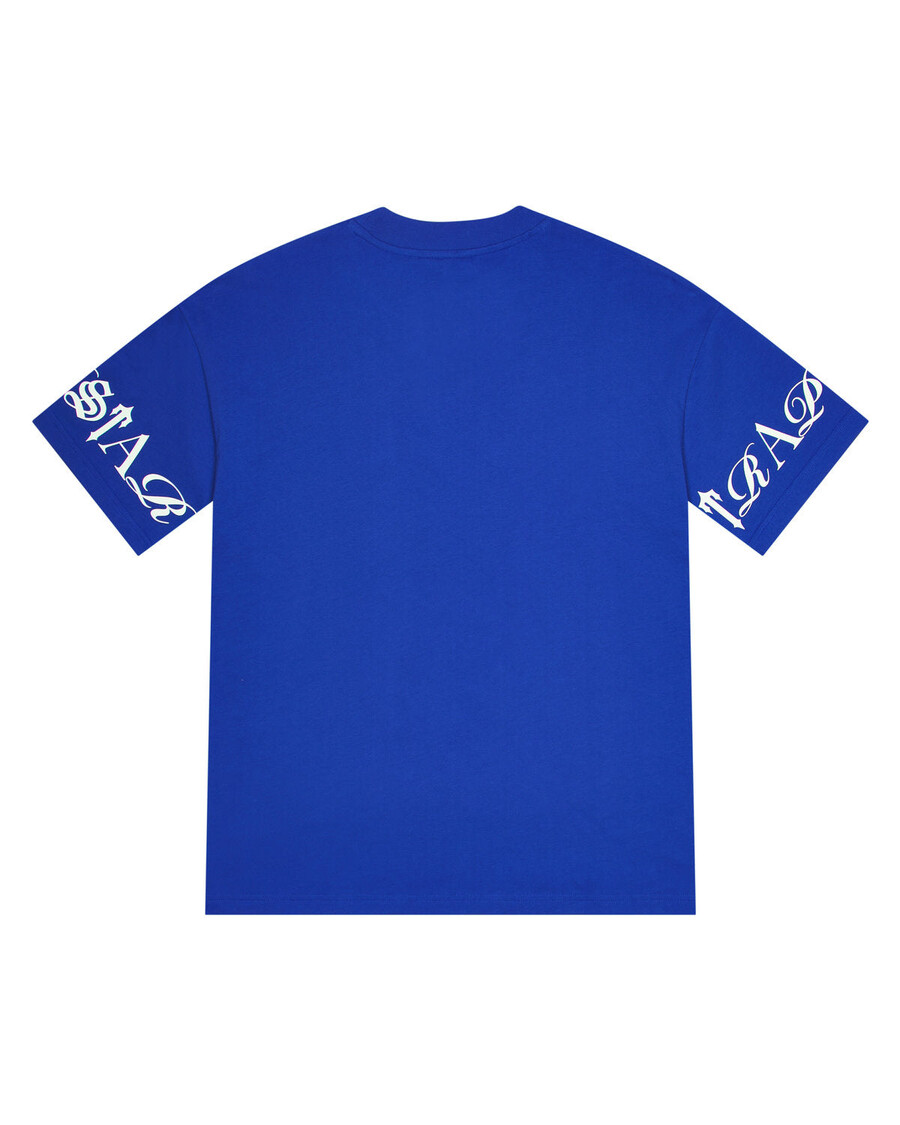 Trapstar Script Tee - Blue/White