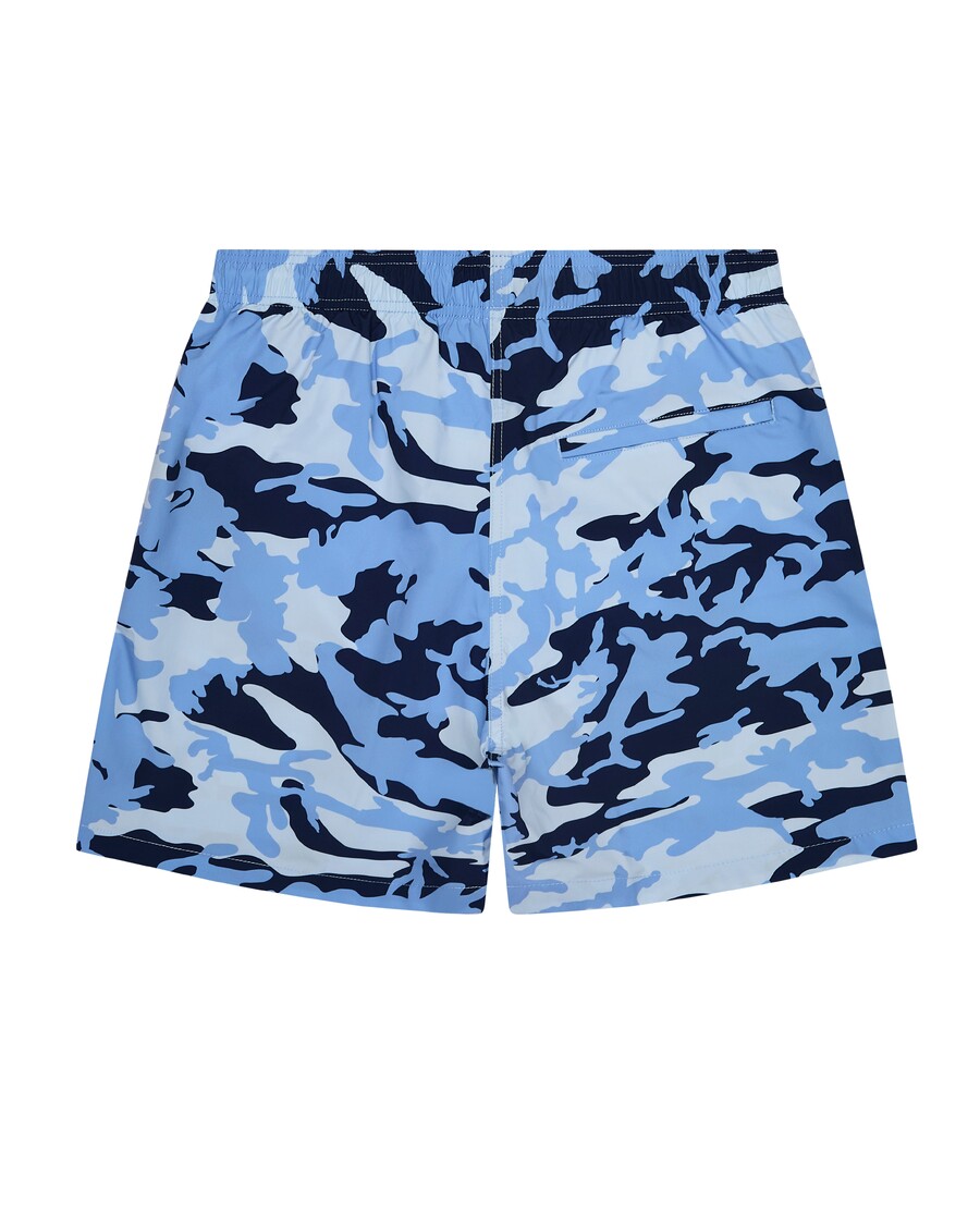 Trapstar Irongate Swim Shorts - Blue Camo