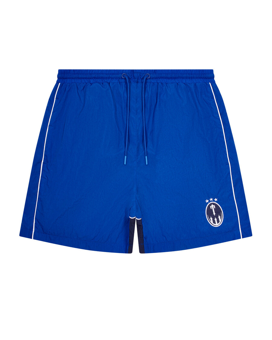 Trapstar Irongate T Panel Shell Shorts - Blue