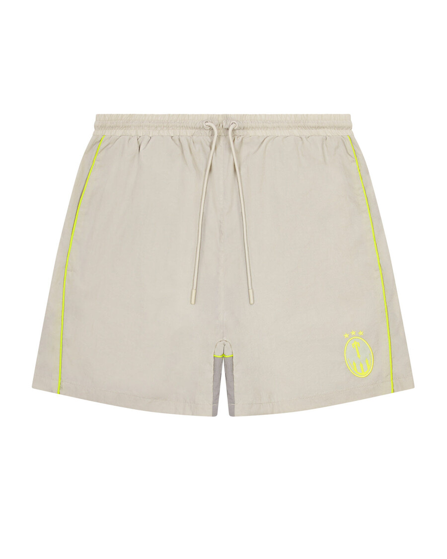 Trapstar Irongate T Panel Shell Shorts - Greige