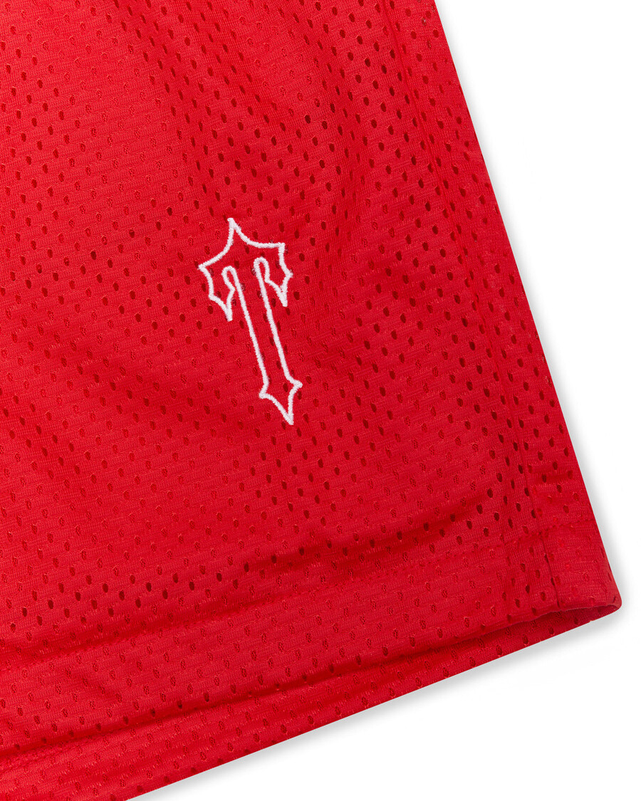Trapstar Irongate T Basketball Shorts - Red