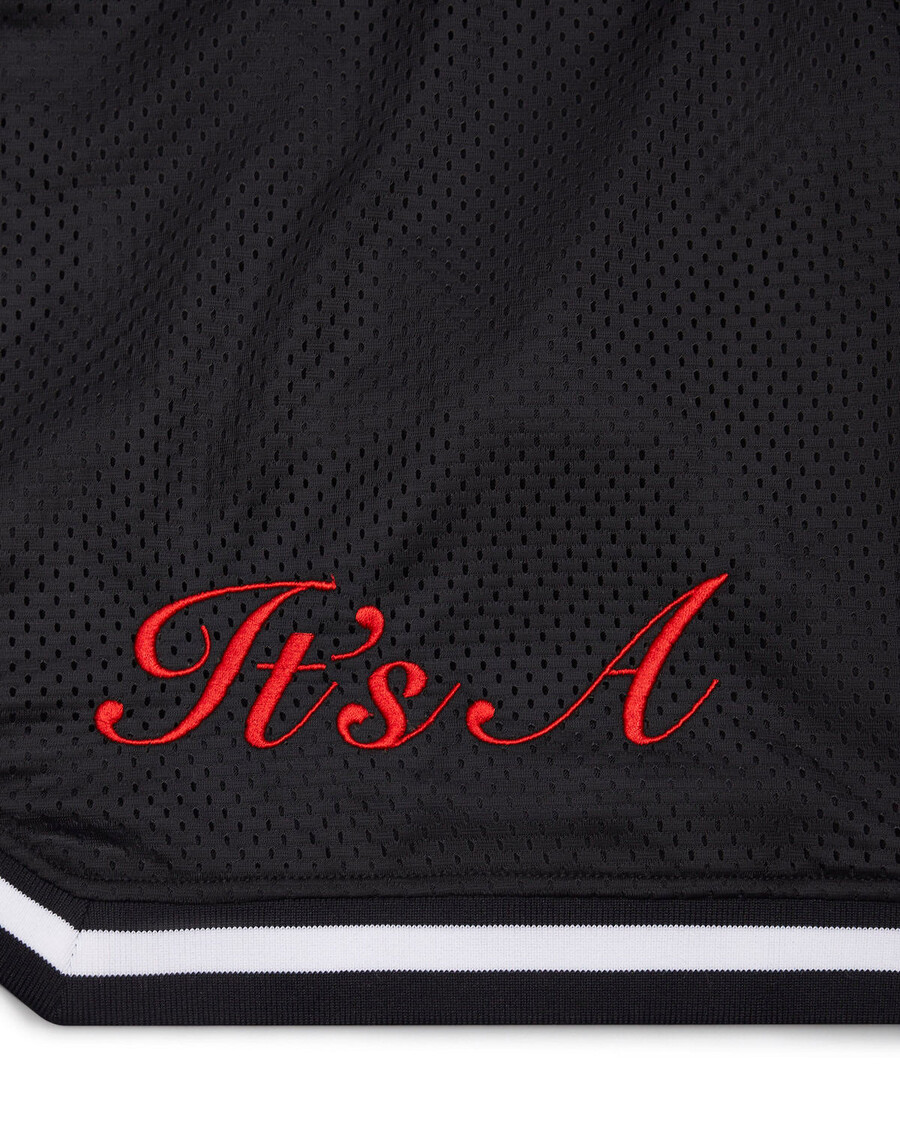 Trapstar It's A Secret Irongate Arch Shorts - Black/Red