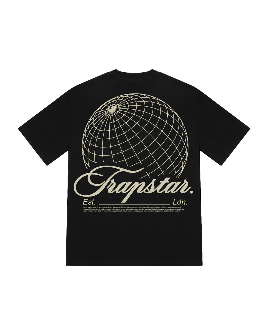 Trapstar Global Tee - Black