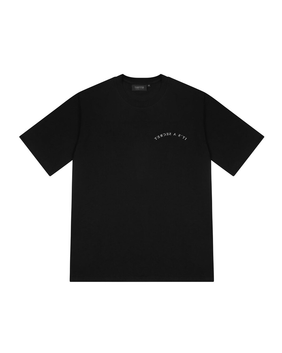 Trapstar Irongate Arch It's A Secret Tee - Black/Chrome