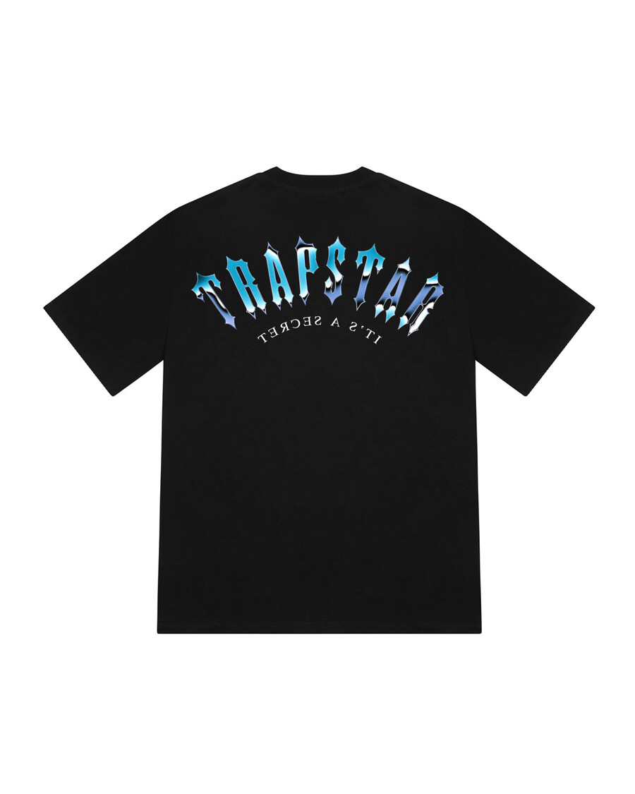 Trapstar Irongate Arch It's A Secret Tee - Black/Chrome