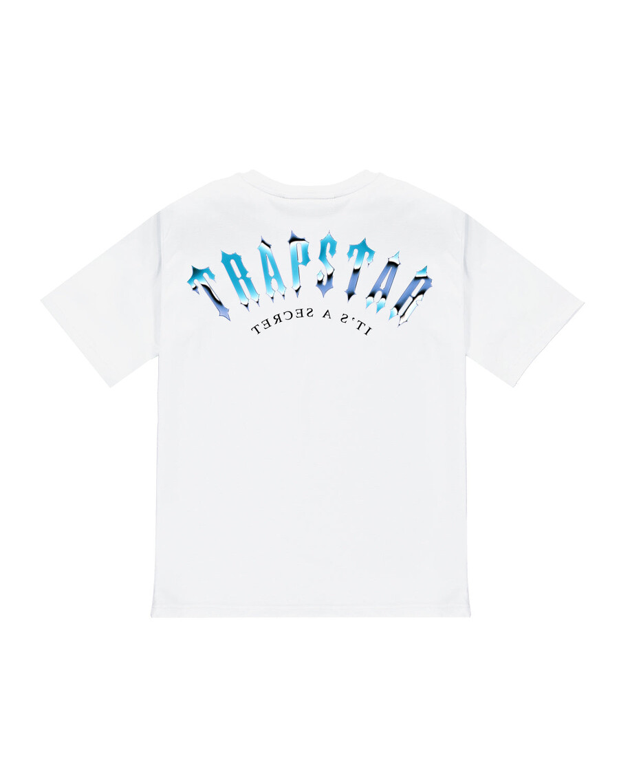Trapstar Irongate Arch It's A Secret Tee  - White/Teal