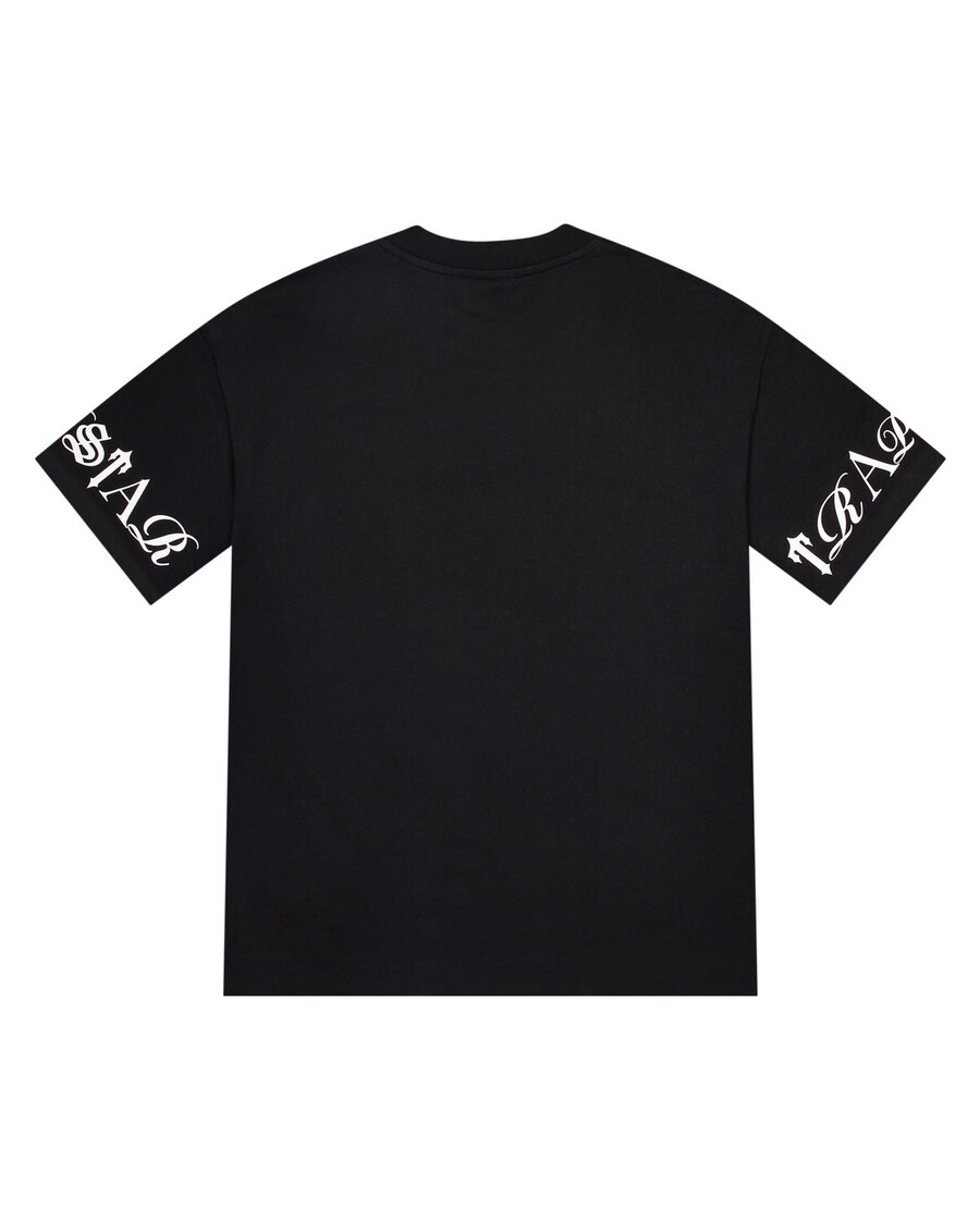 Trapstar Script T-shirt - Sort/hvid