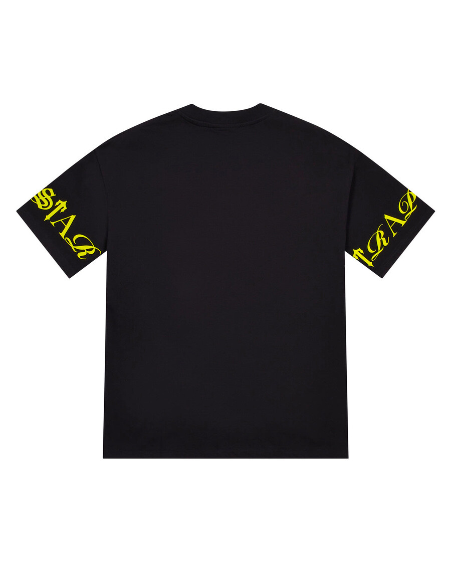 T-shirt Con Scritta Trapstar - Nera/bianca