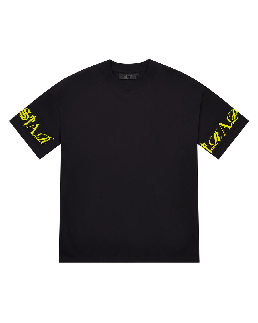Trapstar Script Tee - Black/white