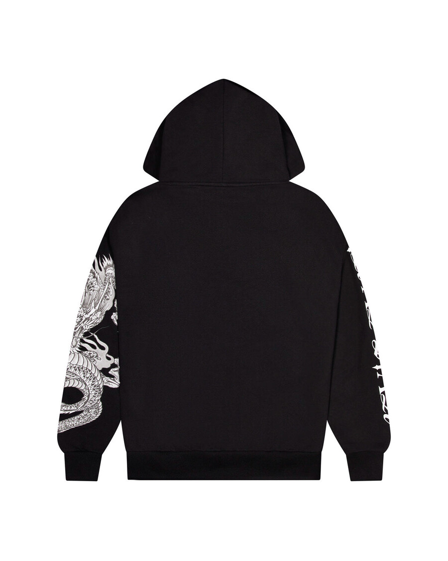 Trapstar Trapstar x Ed Hardy Script Hoodie - Black/Red