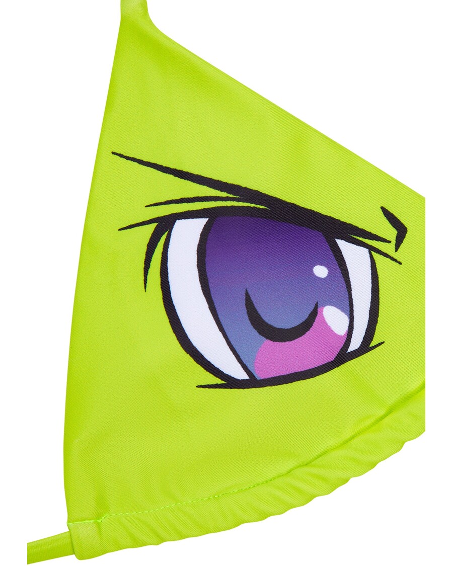 Trapstar Women's Anime Bikini Top - Lime Punch