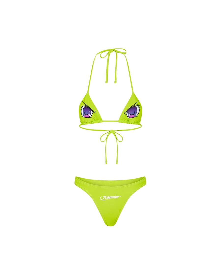 Trapstar Women's Anime Bikini Top - Lime Punch