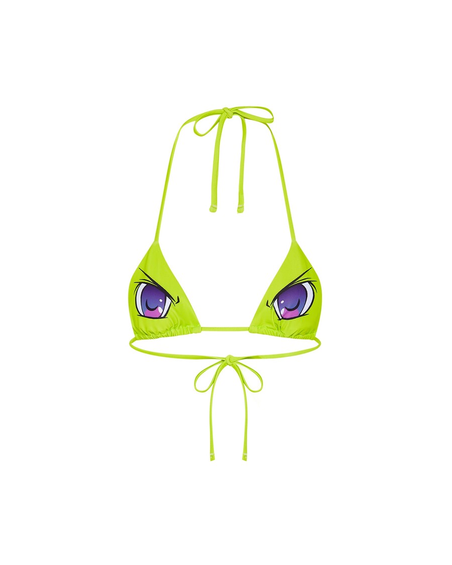 Trapstar Women's Anime Bikini Top - Lime Punch
