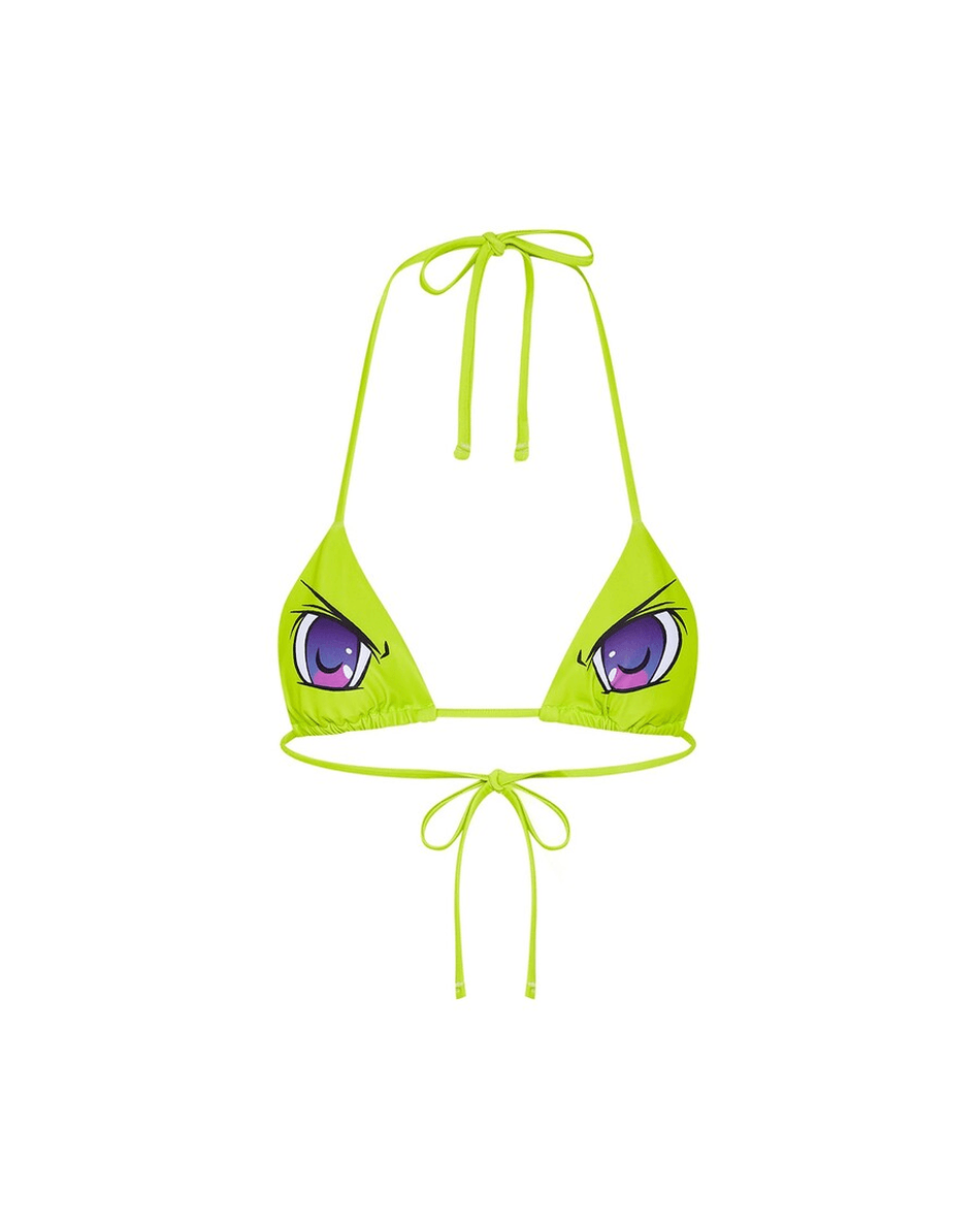 Atasan Bikini Anime Wanita Trapstar London - Lime Punch