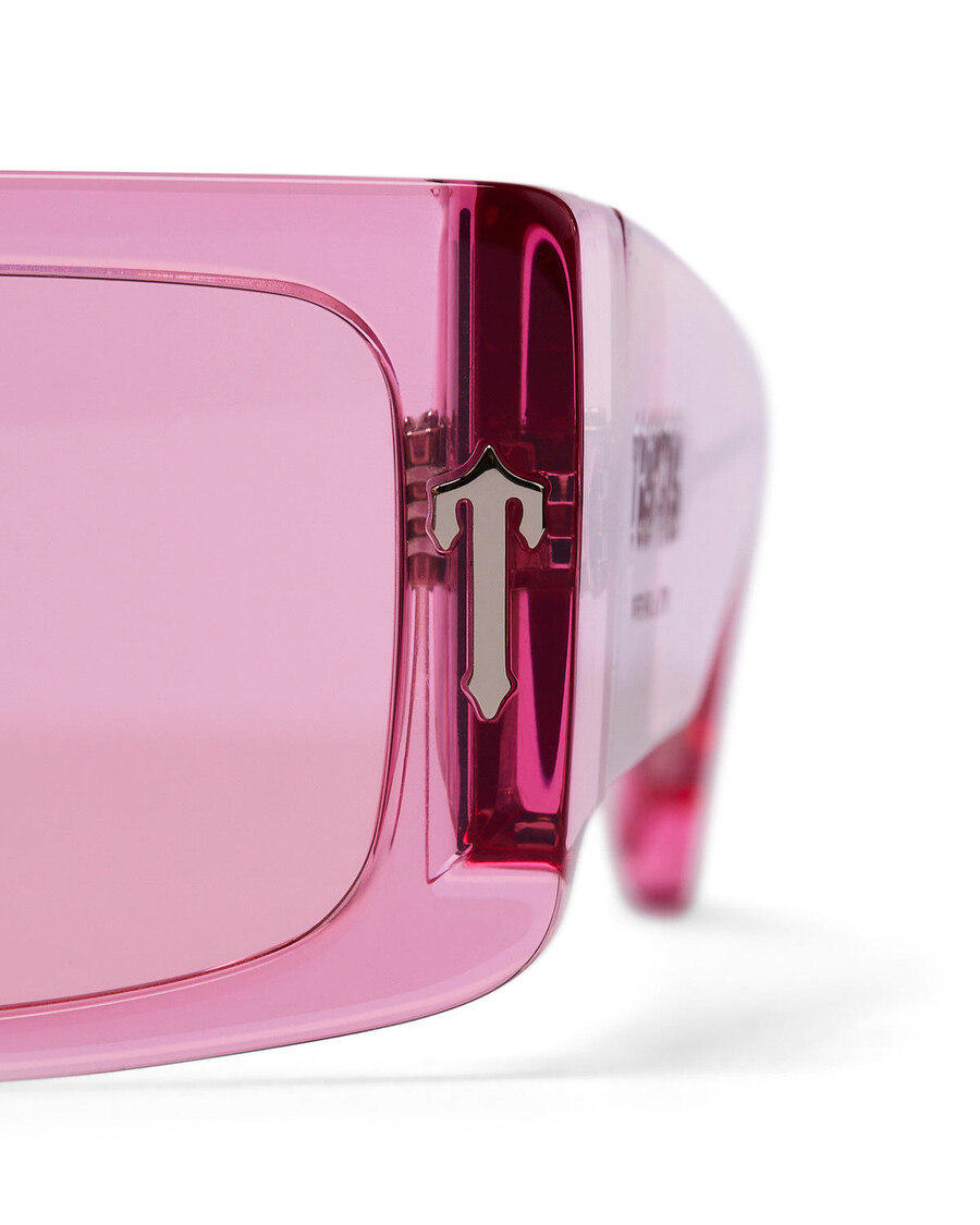 Trapstar Decoded Acetate Sunglasses - Pink