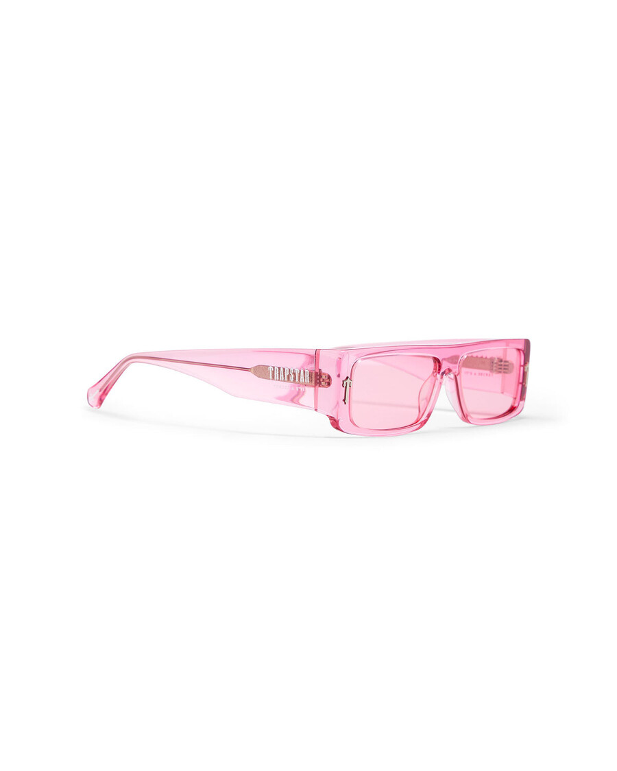 Trapstar Decoded Acetate Sunglasses - Pink