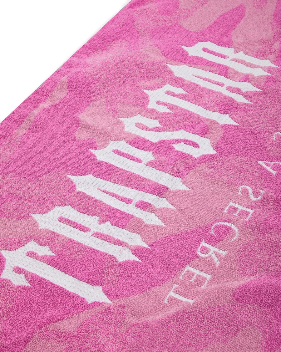 Trapstar Irongate Beach Towel - Pink Camo
